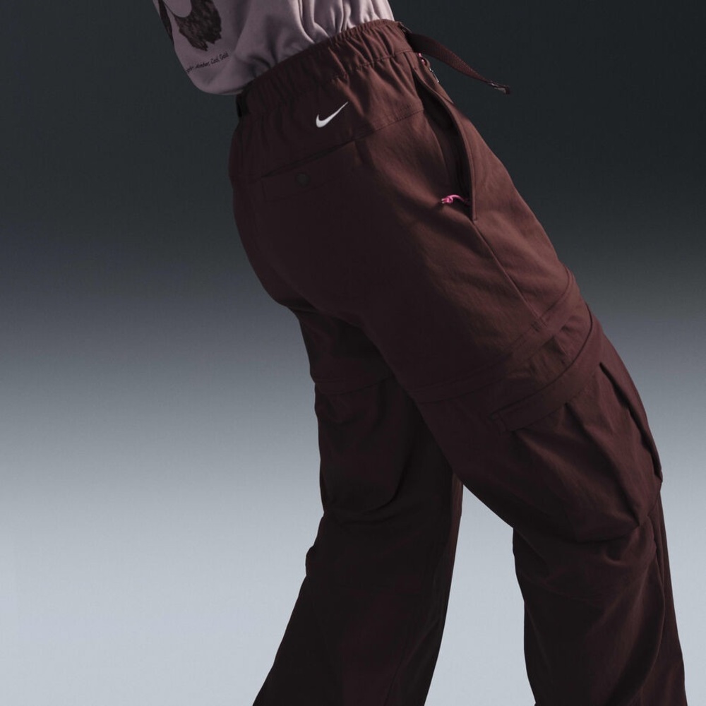 Nike ACG Smith Summit Cargo Pants Women’s Small Burgundy Red - Picture 8 of 10